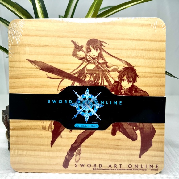 Sword Art Online Cutting  Board, cutting board that features Kirito and Asuna - Picture 2 of 7